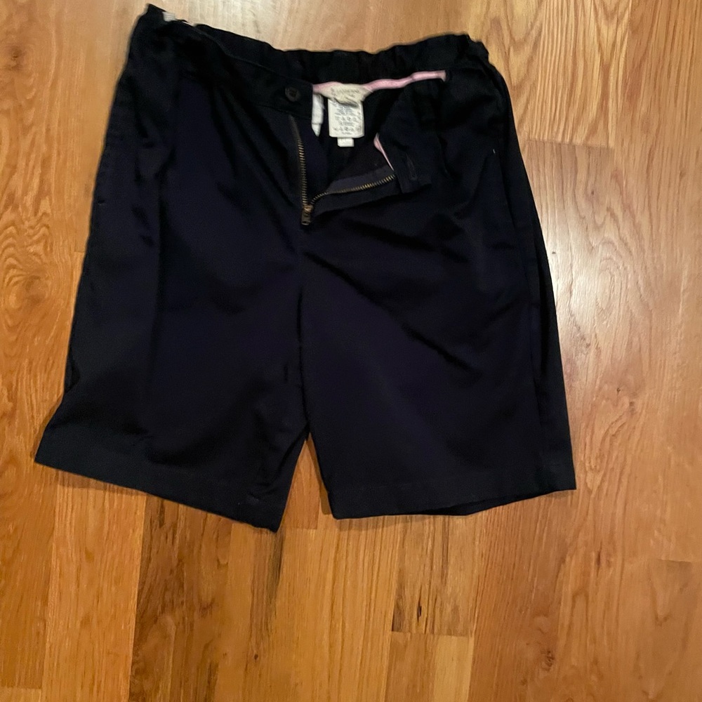 Land’s End Navy School Uniform Shorts Girls Size 16